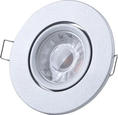 Produktbild von MD-880 LED Einbauspot silber dimmbar schwenkbar 4,5W 85mm