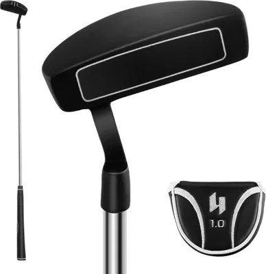 Zdjęcie produktu dla Miotacz golfowy Miotacz młotkowy ze stali nierdzewnej o średnicy 89 cm z główką ze stali nierdzewnej i antypoślizgowym uchwytem
