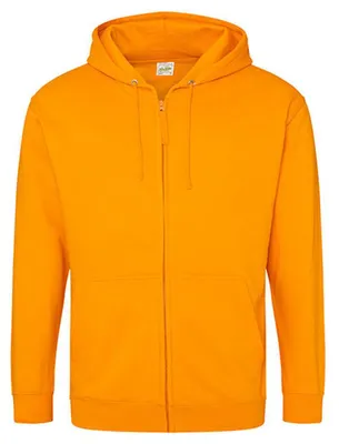 Produktbild von Awdis - Kapuzenpullover für Herren/Damen Uni, Mit Reißverschluss LT2550 (M) (Orange)