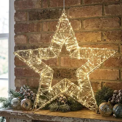 Productafbeelding van Kerstverlichting: LED-ster, 50 cm