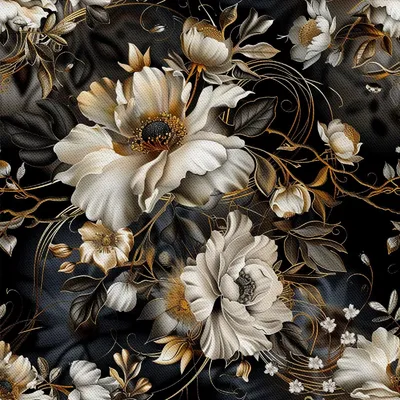 Produktbild von OUTDOOR DEKOSTOFFE OXFORD - Motiv Blumen I DX5183