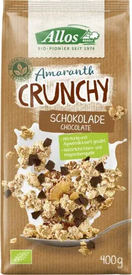 Produktbild von Allos Amaranth Crunchy Schokolade 400g