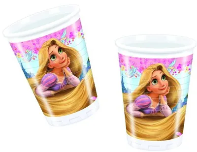 Produktbild von 10 Rapunzel Becher Disney Princess