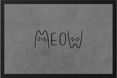 Produktbild von Meow Beutel  Katze Cat Geschenkidee Katzenfans Süßes Motiv Mautzi Katzen-Motiv