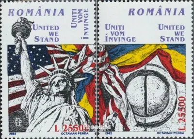 Produktbild von Briefmarken Rumänien 2002 Mi 5647-5648 (kompl.Ausg.) postfrisch 11.09.2001 New York