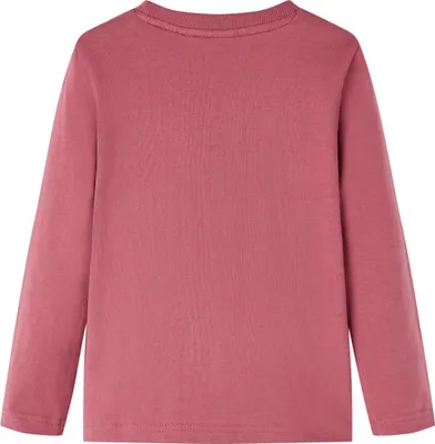 Immagine prodotto di vidaXL Camicia a maniche lunghe per bambini rosso scuro 116