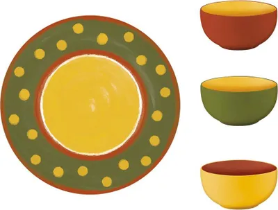 Productafbeelding van Rose & Tulipani COTTAGE APPET SET 27W/3 BOWLS 9,5 R155102795