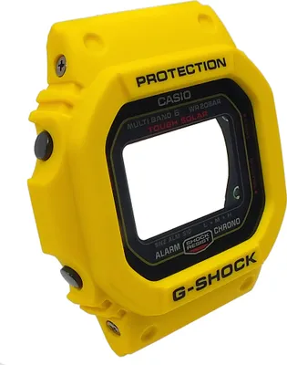 Produktbild von Casio G-Shock Gehäuse gelb CASE/CENTER ASSY Mineralglas GW-M5630E