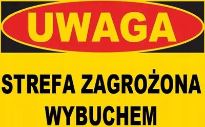 Obrázok produktu pre POZOR VÝBUŠNÁ ZÓNA - výstražná značka 350X250 PVC SIGN