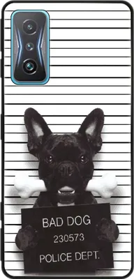 Produktbild von König Design Hülle kompatibel mit Xiaomi Redmi K50 Gaming Kunststoff Soft Handyhülle - Handy Case Bad Dog Bulldogge