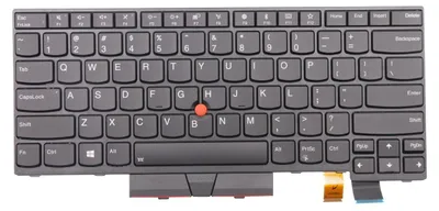 Imagen del producto de Lenovo 01HX459, Teclado, diseño americano en inglés, con retroiluminación, para Lenovo Thinkpad T480