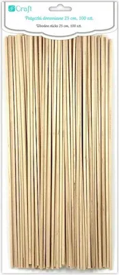 Produktbild von Holzstäbchen 25cm 100Stück