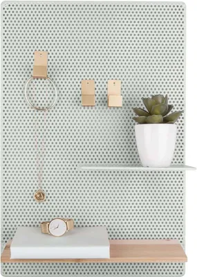 Produktbild von Present Time – Memoboard Perky Mesh – Graue Jade