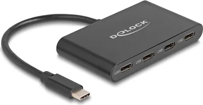 Immagine prodotto di DELOCK USB 3.2 Gen 2 USB Type-C Hub mit 4 x USB Type-C Bu.