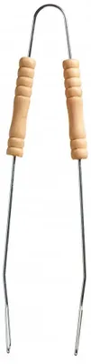 Produktbild von Best Sporting Grillzange Edelstahl antihaft-beschichtet mit Holzgriffen