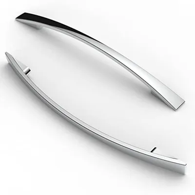 10 Stück Möbelgriffe - 160 mm Lochabstand - Chrom