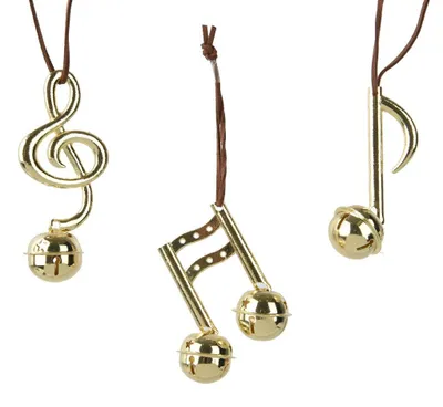 Obrázok produktu pre Vánoční ozdoba MUSIC, 10 cm, 3 druhy, KSD