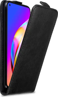 Produktbild von Cadorabo Hülle für Oppo A94 5G Schutz Hülle in Schwarz Flip Etui Handyhülle Case Cover
