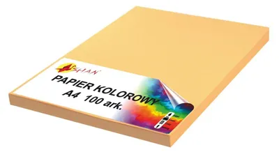 Immagine prodotto di Carta colorata A4 da 80 g, giallo chamois scuro, 100 fogli
