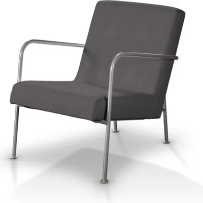Produktbild von Dekoria Bezug für Ikea PS Sessel, dunkelgrau, Ikea Sessel  PS