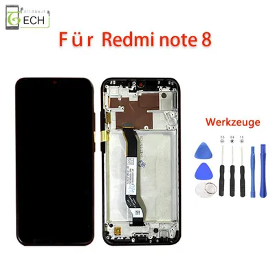 Produktbild von Für Xiaomi Redmi Note 8 2021 LCD Display mit Rahmen Touch Screen Bildschirm +...