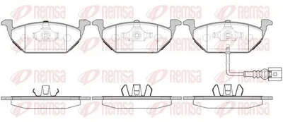 Produktbild von REMSA Bremsbeläge Satz Vorne Bremsklötze für VW Golf IV Schrägheck (1J1) 0633.31