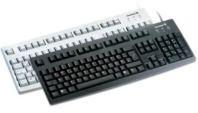 Produktbild von CHERRY G83-6105, Kabelgebunden, USB, QWERTY, Grau