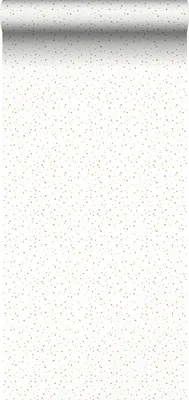 Produktbild von Sanders & Sanders Tapete kleine Sterne Weiß und Gold 53 cm x 10 m