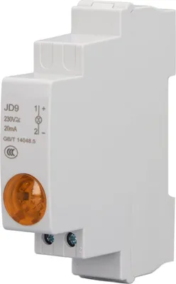 Obrázek produktu pro LED indikátor světelného obvodu na lištu DIN Indikace LED indikátoru typu lišty pro rozvodnou skříň AC DC 230V