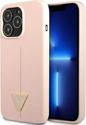 Obrázek produktu pro Guess Silicone Triangle Logo - pouzdro pro iPhone 13 Pro (černé)