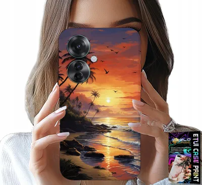 Zdjęcie produktu dla Etui Do Oppo Reno11 F 5G - Plaża, Wakacje, Tropikalna Wyspa Obudowa