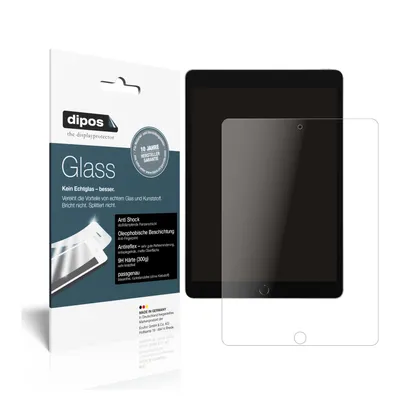 Produktbild von 2x Schutzfolie für Apple iPad 10.2 Zoll (2021) matt - Anti-Shock 9H Folie dipos Glass Kunststoffglas