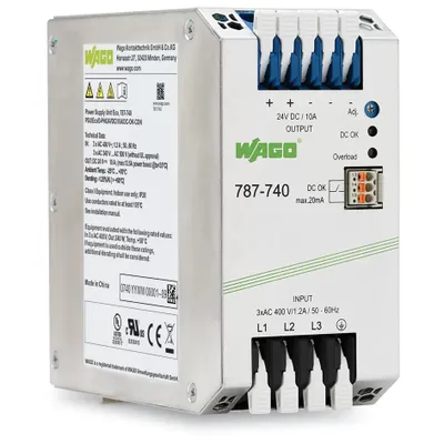 Produktbild von WAGO 787-740 - 240 W - 47 - 63 Hz - 1.2 A - Passiv - 17 ms - 89%