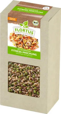 Produktbild von Keimsprossen Fitness-Mischung (Weizen, Mungbohnen und Rettich) (200 g) |Keimsprossen von FLORTUS