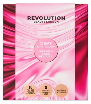 Zdjęcie produktu dla Beauty Kalendarz Adwentowy dla Kobiet 2026 Revolution Makijaż Kosmetyki Niespodzianka Prezent dla Niej Kalendarz Świąteczny Odliczanie do Świąt Okres