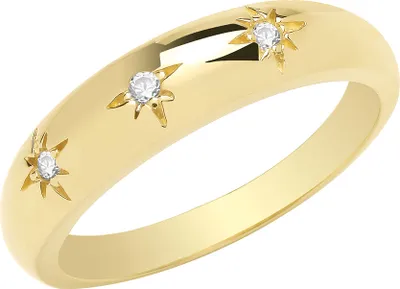 Produktbild von Schöner 9 Karat (375) Gold Damen - Ring mit Zirkonia, 51 (16.2); TRS35207RSL