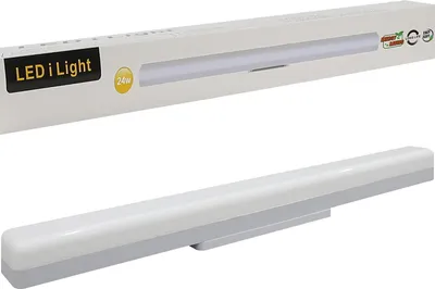 Produktbild von ZMH Deckenleuchte LED Beleuchtung Weiß Kunststoff IP20 Moderner Augenschutz Staubdicht Unterbauleuchte Schranklicht Garage Werkstatt Arbeitszimmer