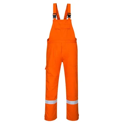 Image de Portwest - Salopette à bretelles homme/femme Unie PW856 (XL) (Orange)