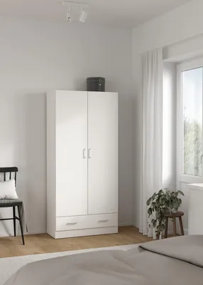 Obrázek produktu pro Tvilum 704034949, Bílá, Skříň, 3 police/polic, 2 dveře/dveří, Bílá, Vysokohustotní dřevovlákno (HDF)