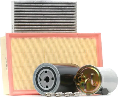 Produktbild von RIDEX Inspektionspaket Filterset für VW GOLF III (1H1) Golf III Cabrio (1E7) GOLF III Variant (1H5) Vento (1H2)