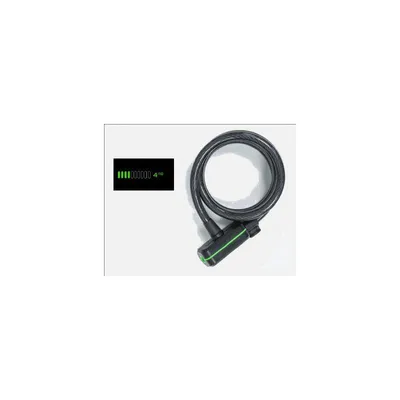 Obrázok produktu pre Zámok Abus CC 180/12/K/B - káblový zámok, na kľúč, čierno-zelený