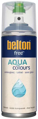 Produktbild von belton free Lackspray AQUAcolours 400 ml Klarlack seidenglanz