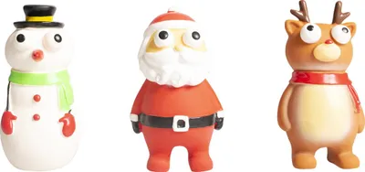Produktbild von Duvo+ Hundespielzeug Xmas Latex Mix mit großen Augen