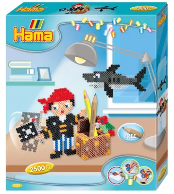 Image de HAMA Perles à repasser midi "Plaisir pirate" coffret cadeau