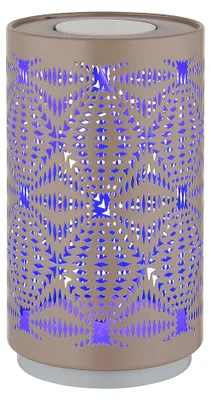 Image de Lampe de table LED RGB, batterie, tactile, champagne, H 14 cm