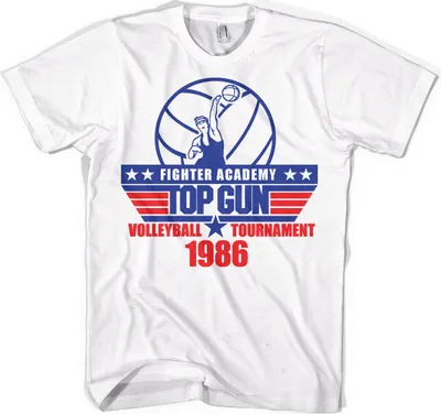 Produktbild von Top Gun - Volleyball Tournament T-Shirt - Small - White