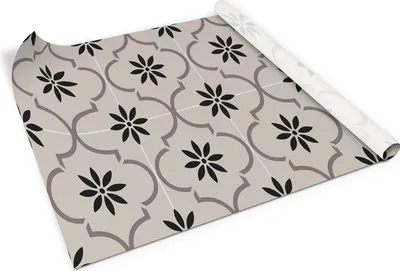 Produktbild von Arabisches blumenmuster– Möbelfolie selbstklebend – PVC Klebefolie für Möbel – Küche – Schränke – Möbelrenovierungsfolie – Möbeldekorfolie – 100x50 cm
