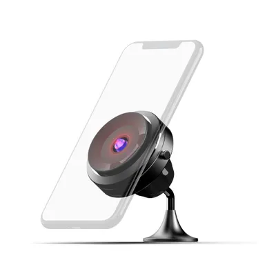 Obrázek produktu pro MA05- Držák mobilu s vakuovou přísavkou a bezdrátovým nabíjením QC3.0 - BLACK