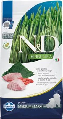Obrázek produktu pro N&D SPIRULINA DOG Puppy M/L Lamb & Wolfberry 2kg