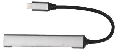 Zdjęcie produktu dla Hub typu C 5 w 1 z wieloma portami, prędkość transmisji 5 Gb/s, ładowanie PD 100 W, rozgałęźnik typu C ze stopu aluminium